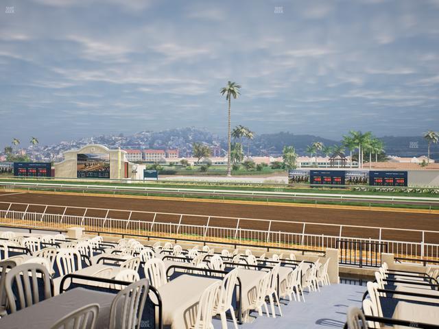 Del Mar Thoroughbred Club - Section Clubhouse Terrace Lvl 2 Tbl 613 Seat View