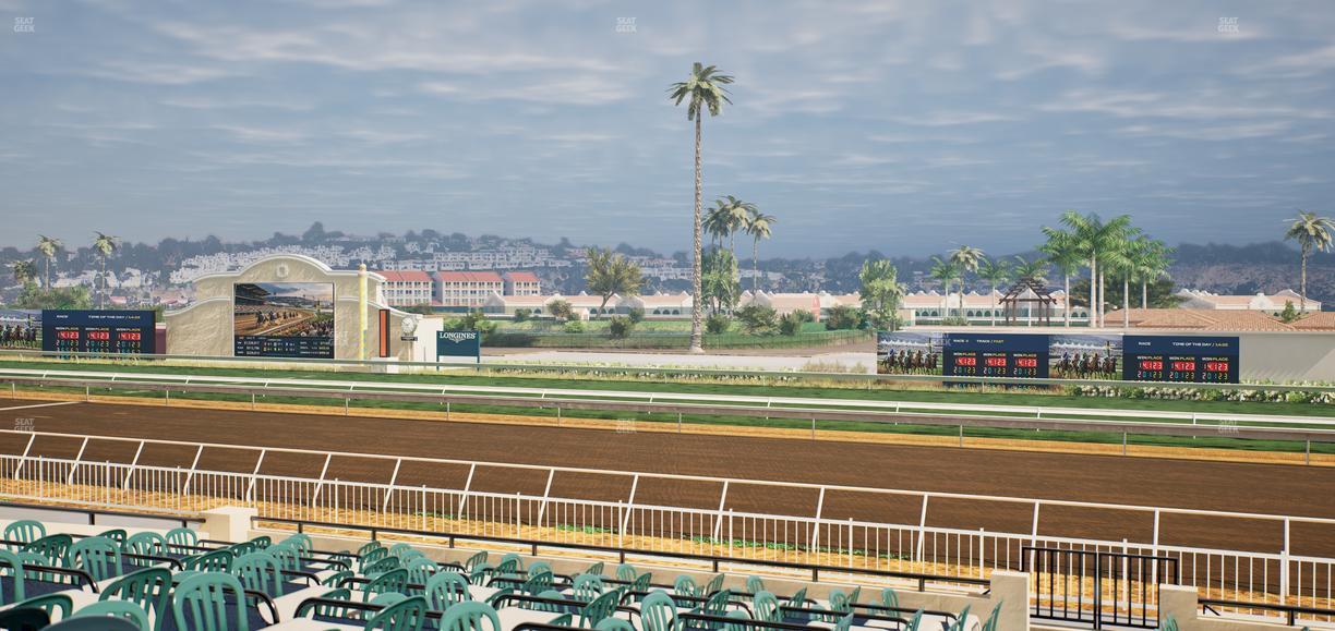 Del Mar Thoroughbred Club - Section Clubhouse Terrace Lvl 2 Tbl 613 Seat View