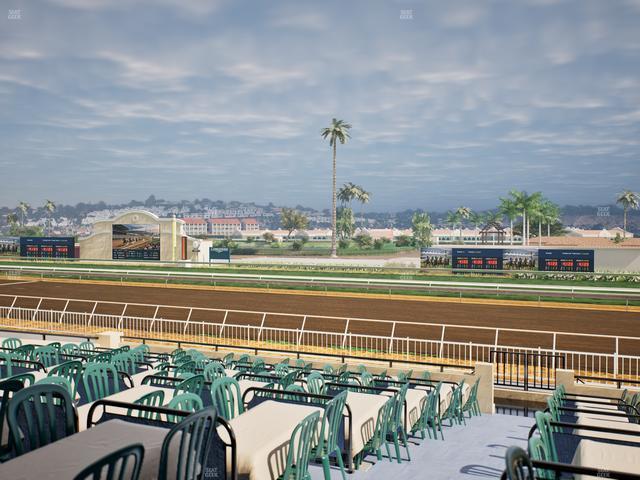 Del Mar Thoroughbred Club - Section Clubhouse Terrace Lvl 2 Tbl 613 Seat View