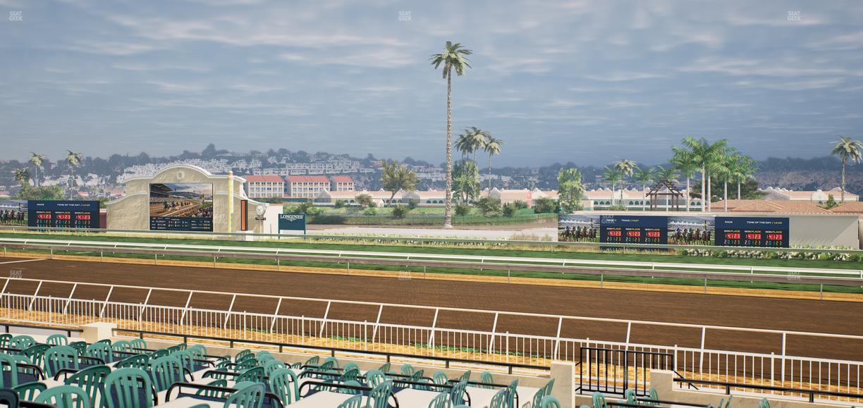 Del Mar Thoroughbred Club - Section Clubhouse Terrace Lvl 2 Tbl 614 Seat View
