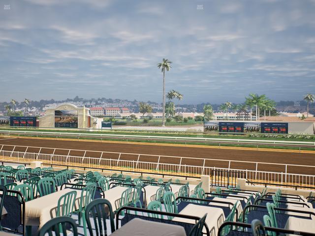 Del Mar Thoroughbred Club - Section Clubhouse Terrace Lvl 2 Tbl 614 Seat View