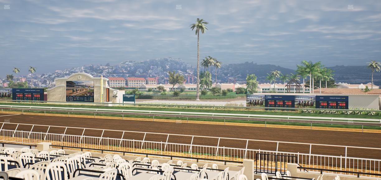 Del Mar Thoroughbred Club - Section Clubhouse Terrace Lvl 2 Tbl 614 Seat View