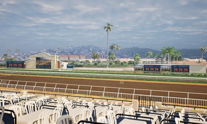 Del Mar Thoroughbred Club - Section Clubhouse Terrace Lvl 2 Tbl 614 Seat View