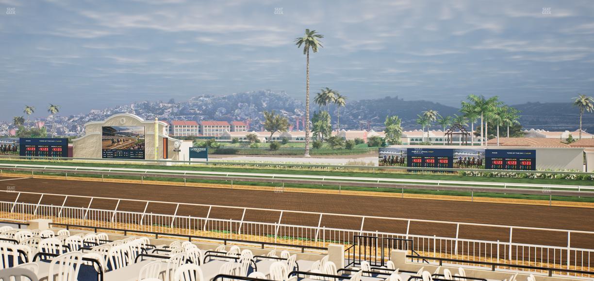 Del Mar Thoroughbred Club - Section Clubhouse Terrace Lvl 2 Tbl 615 Seat View