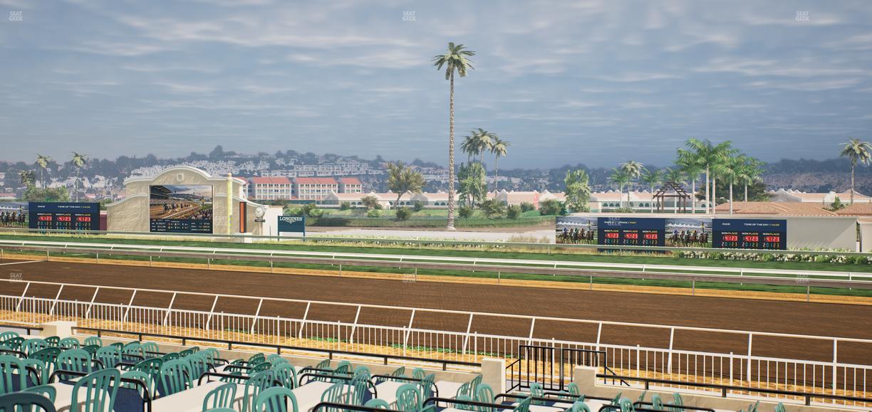 Del Mar Thoroughbred Club - Section Clubhouse Terrace Lvl 2 Tbl 615 Seat View