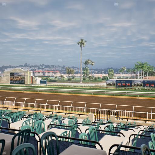 Del Mar Thoroughbred Club - Section Clubhouse Terrace Lvl 2 Tbl 615 Seat View