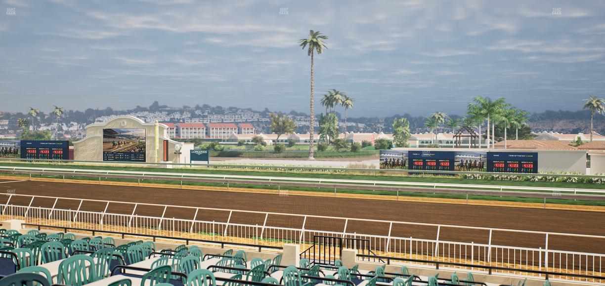 Del Mar Thoroughbred Club - Section Clubhouse Terrace Lvl 2 Tbl 616 Seat View