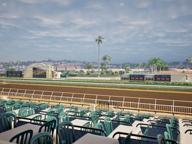 Del Mar Thoroughbred Club - Section Clubhouse Terrace Lvl 2 Tbl 616 Seat View