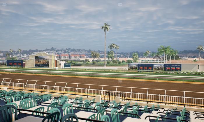 Del Mar Thoroughbred Club - Section Clubhouse Terrace Lvl 2 Tbl 616 Seat View