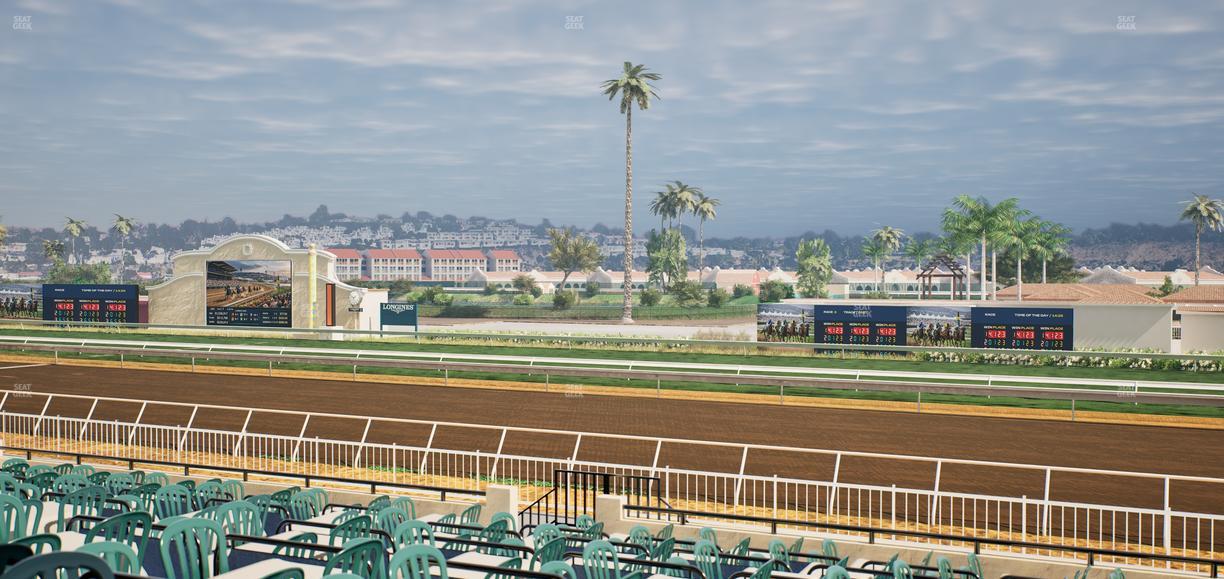 Del Mar Thoroughbred Club - Section Clubhouse Terrace Lvl 2 Tbl 617 Seat View