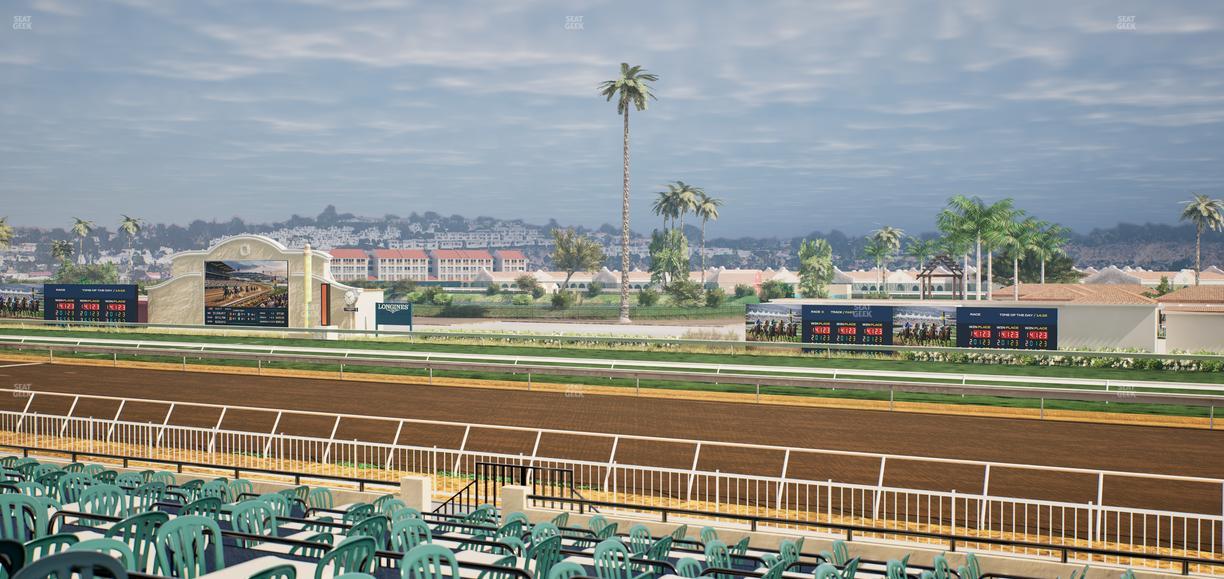 Del Mar Thoroughbred Club - Section Clubhouse Terrace Lvl 2 Tbl 618 Seat View