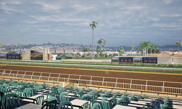 Del Mar Thoroughbred Club - Section Clubhouse Terrace Lvl 2 Tbl 618 Seat View