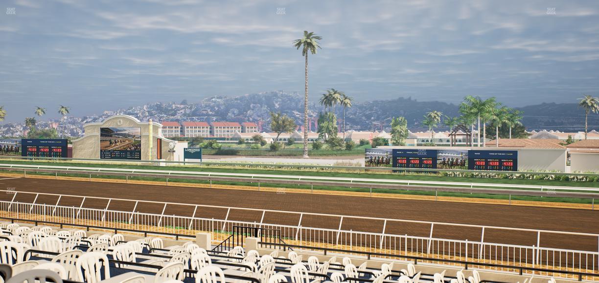 Del Mar Thoroughbred Club - Section Clubhouse Terrace Lvl 2 Tbl 618 Seat View