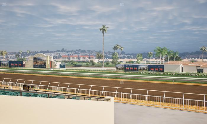 Del Mar Thoroughbred Club - Section Clubhouse Terrace Lvl 2 Tbl 624 Seat View