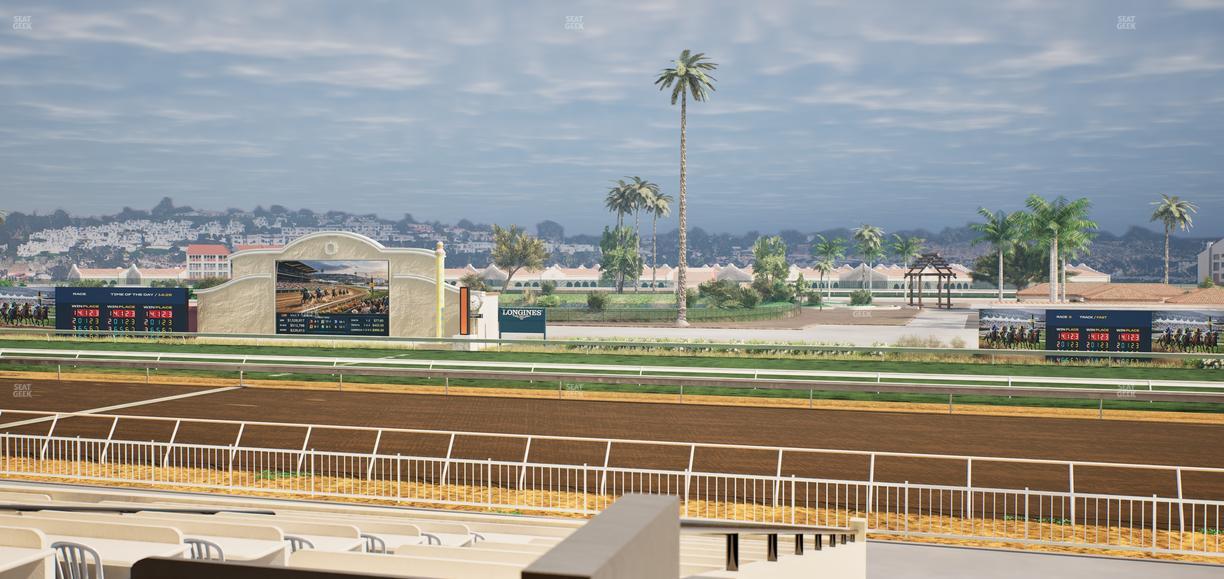 Del Mar Thoroughbred Club - Section Clubhouse Terrace Lvl 2 Tbl 701 Seat View