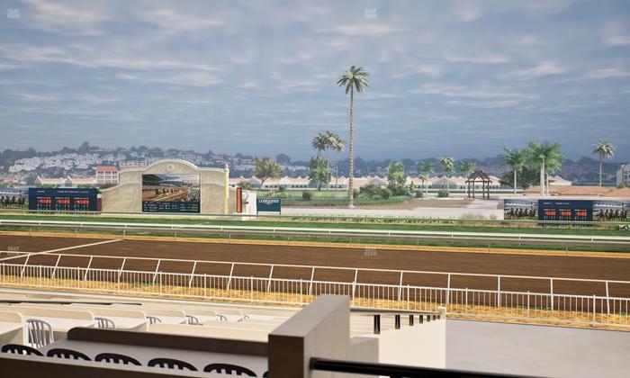 Del Mar Thoroughbred Club - Section Clubhouse Terrace Lvl 2 Tbl 701 Seat View