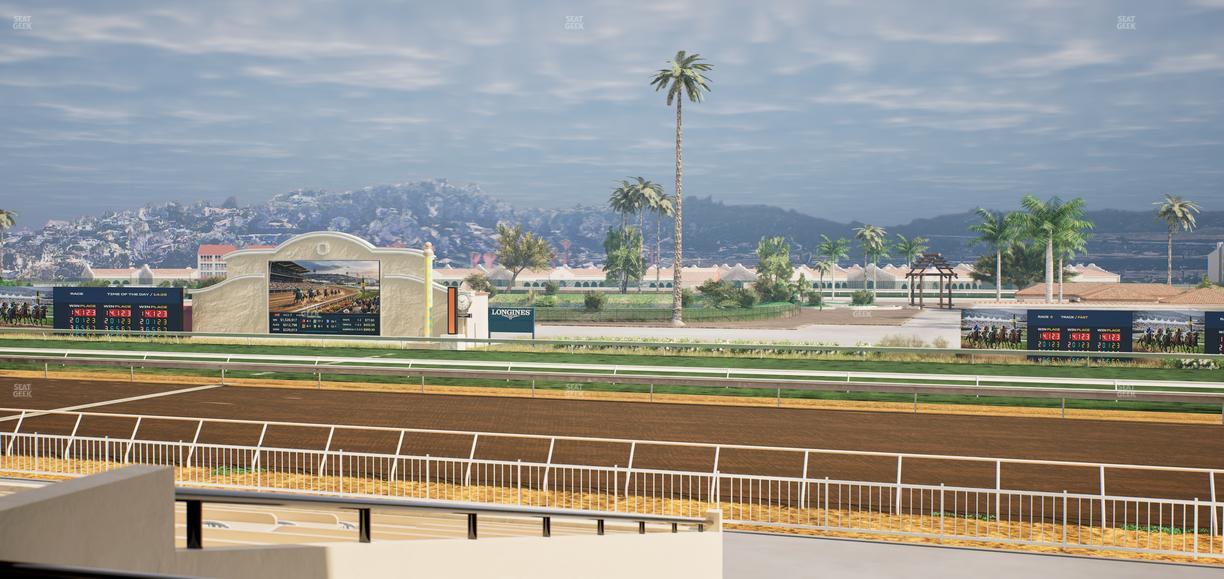 Del Mar Thoroughbred Club - Section Clubhouse Terrace Lvl 2 Tbl 702 Seat View