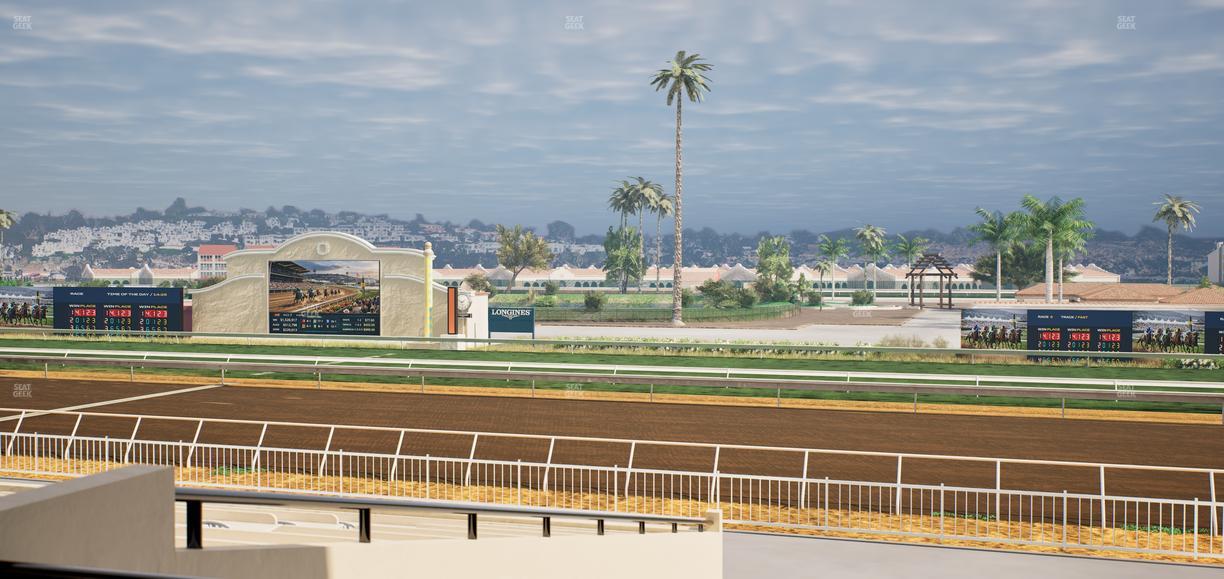 Del Mar Thoroughbred Club - Section Clubhouse Terrace Lvl 2 Tbl 702 Seat View