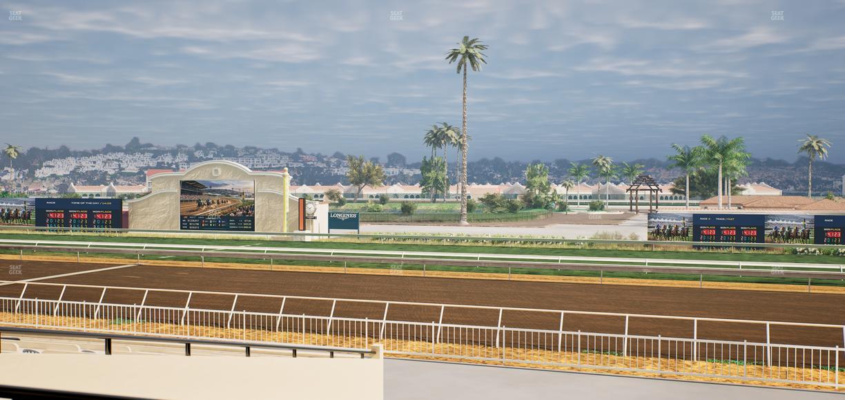 Del Mar Thoroughbred Club - Section Clubhouse Terrace Lvl 2 Tbl 703 Seat View