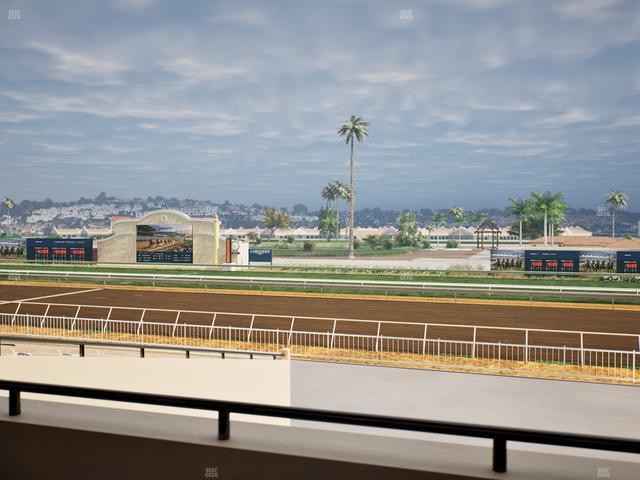 Del Mar Thoroughbred Club - Section Clubhouse Terrace Lvl 2 Tbl 703 Seat View