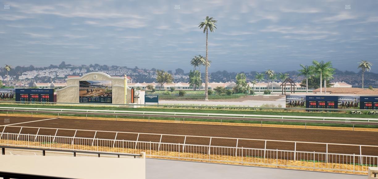 Del Mar Thoroughbred Club - Section Clubhouse Terrace Lvl 2 Tbl 704 Seat View