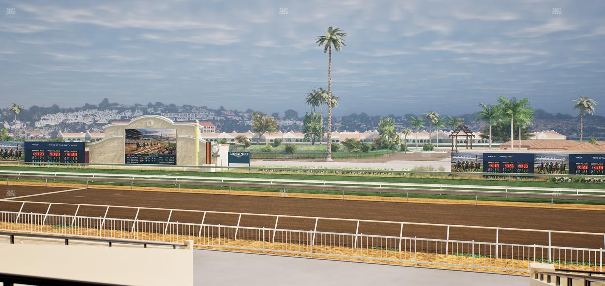 Del Mar Thoroughbred Club - Section Clubhouse Terrace Lvl 2 Tbl 705 Seat View