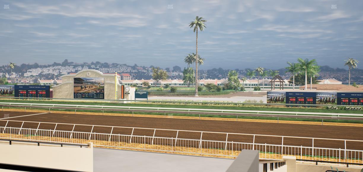 Del Mar Thoroughbred Club - Section Clubhouse Terrace Lvl 2 Tbl 706 Seat View