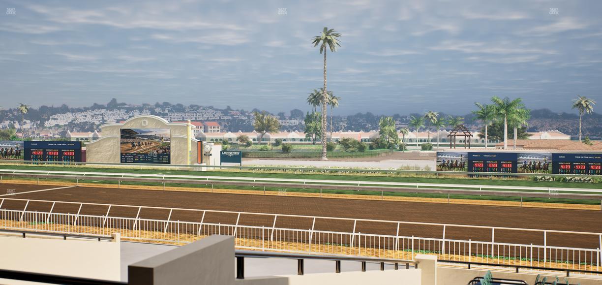 Del Mar Thoroughbred Club - Section Clubhouse Terrace Lvl 2 Tbl 707 Seat View