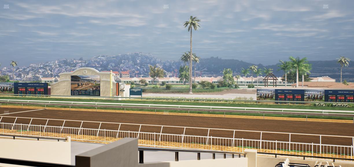 Del Mar Thoroughbred Club - Section Clubhouse Terrace Lvl 2 Tbl 707 Seat View