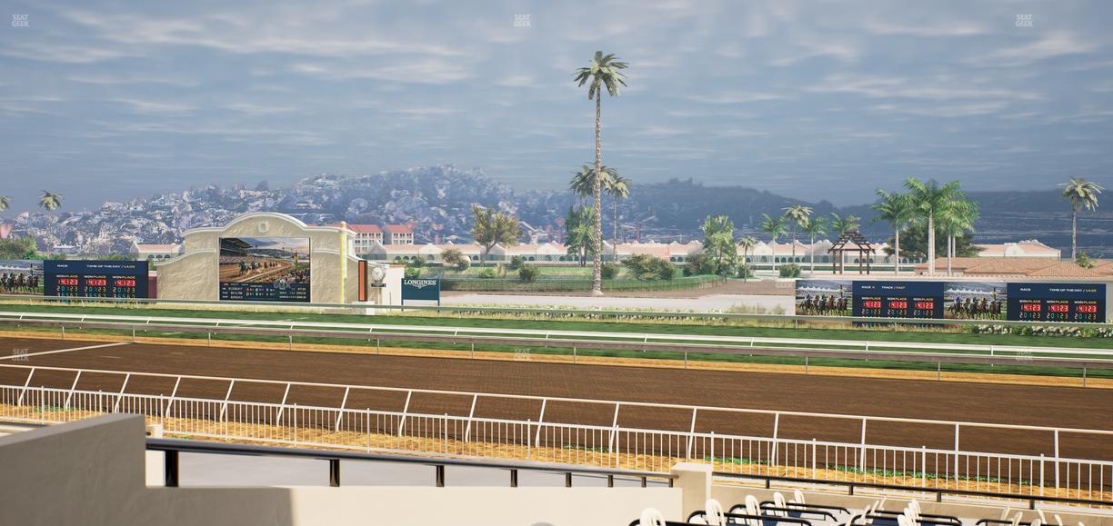 Del Mar Thoroughbred Club - Section Clubhouse Terrace Lvl 2 Tbl 708 Seat View
