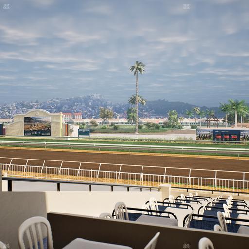Del Mar Thoroughbred Club - Section Clubhouse Terrace Lvl 2 Tbl 708 Seat View
