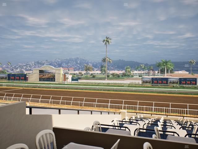 Del Mar Thoroughbred Club - Section Clubhouse Terrace Lvl 2 Tbl 708 Seat View