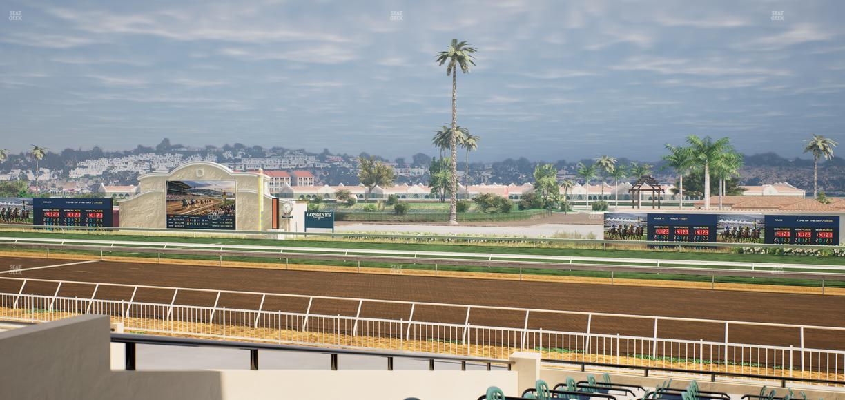 Del Mar Thoroughbred Club - Section Clubhouse Terrace Lvl 2 Tbl 708 Seat View