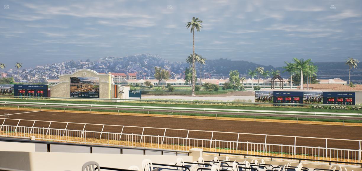 Del Mar Thoroughbred Club - Section Clubhouse Terrace Lvl 2 Tbl 709 Seat View