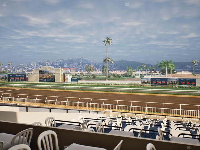 Del Mar Thoroughbred Club - Section Clubhouse Terrace Lvl 2 Tbl 709 Seat View