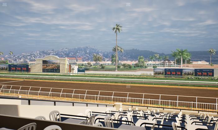 Del Mar Thoroughbred Club - Section Clubhouse Terrace Lvl 2 Tbl 709 Seat View