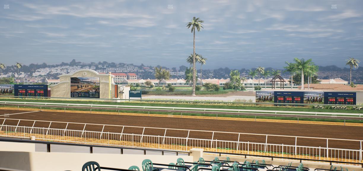 Del Mar Thoroughbred Club - Section Clubhouse Terrace Lvl 2 Tbl 709 Seat View