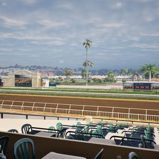 Del Mar Thoroughbred Club - Section Clubhouse Terrace Lvl 2 Tbl 709 Seat View