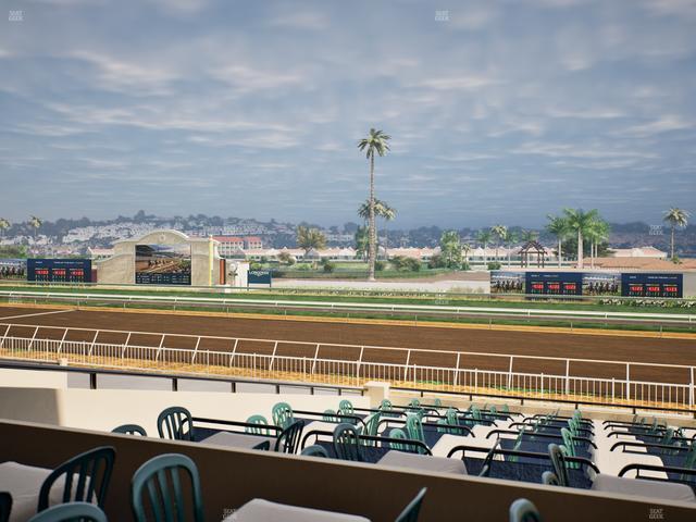 Del Mar Thoroughbred Club - Section Clubhouse Terrace Lvl 2 Tbl 709 Seat View