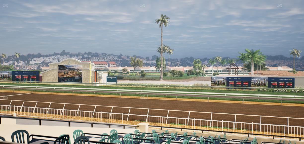 Del Mar Thoroughbred Club - Section Clubhouse Terrace Lvl 2 Tbl 710 Seat View