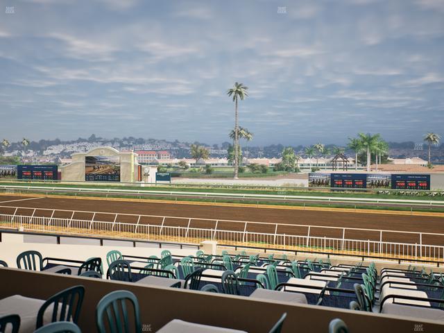 Del Mar Thoroughbred Club - Section Clubhouse Terrace Lvl 2 Tbl 710 Seat View