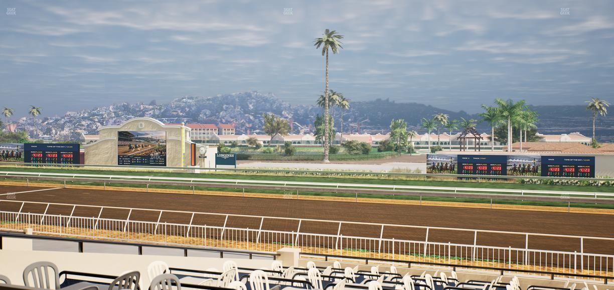 Del Mar Thoroughbred Club - Section Clubhouse Terrace Lvl 2 Tbl 710 Seat View
