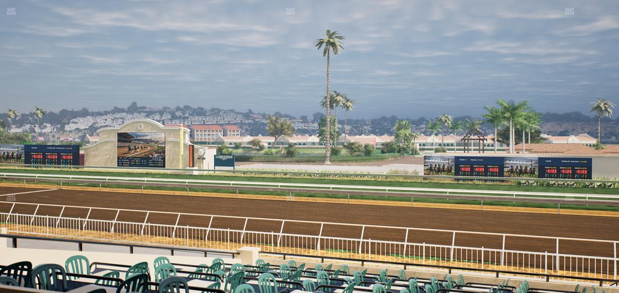 Del Mar Thoroughbred Club - Section Clubhouse Terrace Lvl 2 Tbl 711 Seat View