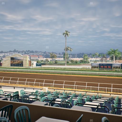 Del Mar Thoroughbred Club - Section Clubhouse Terrace Lvl 2 Tbl 711 Seat View