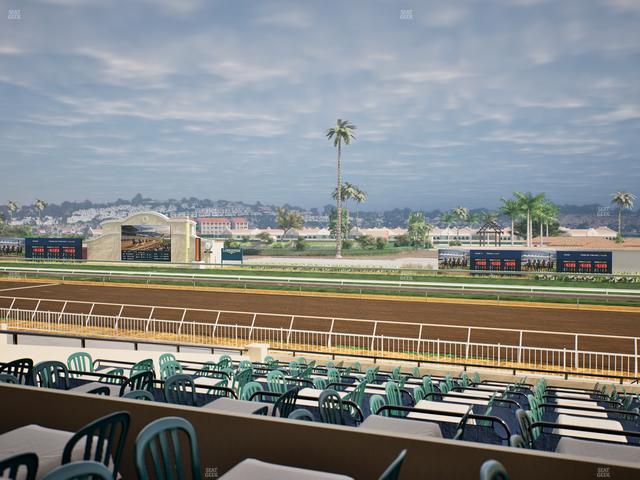 Del Mar Thoroughbred Club - Section Clubhouse Terrace Lvl 2 Tbl 711 Seat View