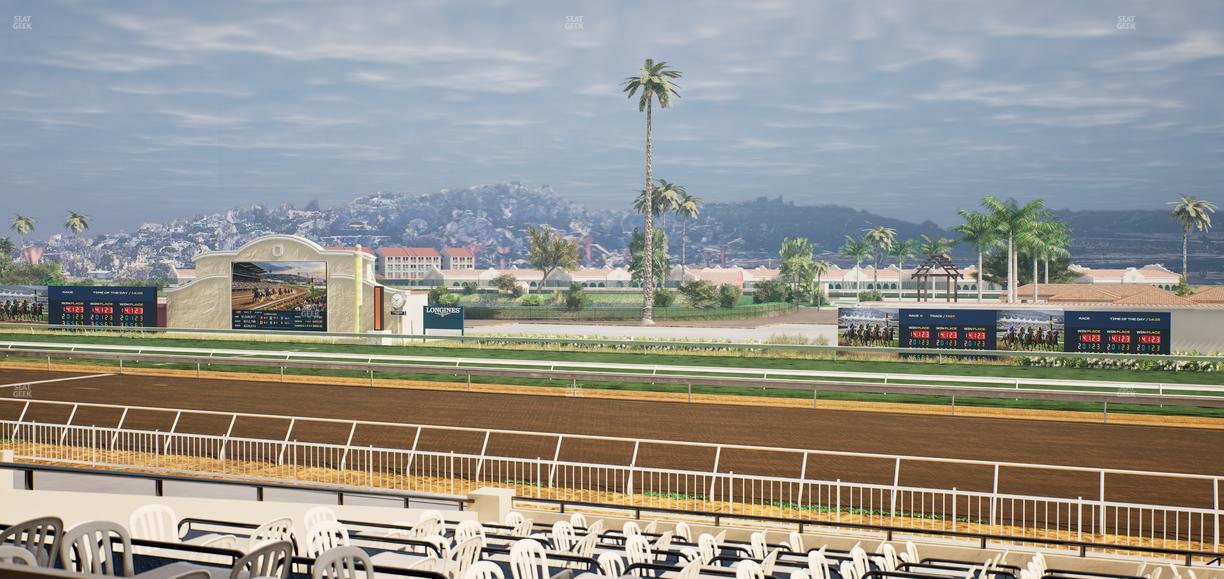Del Mar Thoroughbred Club - Section Clubhouse Terrace Lvl 2 Tbl 711 Seat View