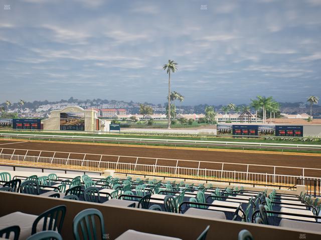Del Mar Thoroughbred Club - Section Clubhouse Terrace Lvl 2 Tbl 712 Seat View
