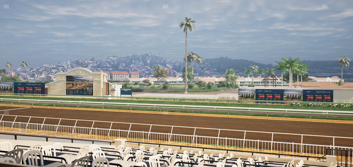 Del Mar Thoroughbred Club - Section Clubhouse Terrace Lvl 2 Tbl 712 Seat View