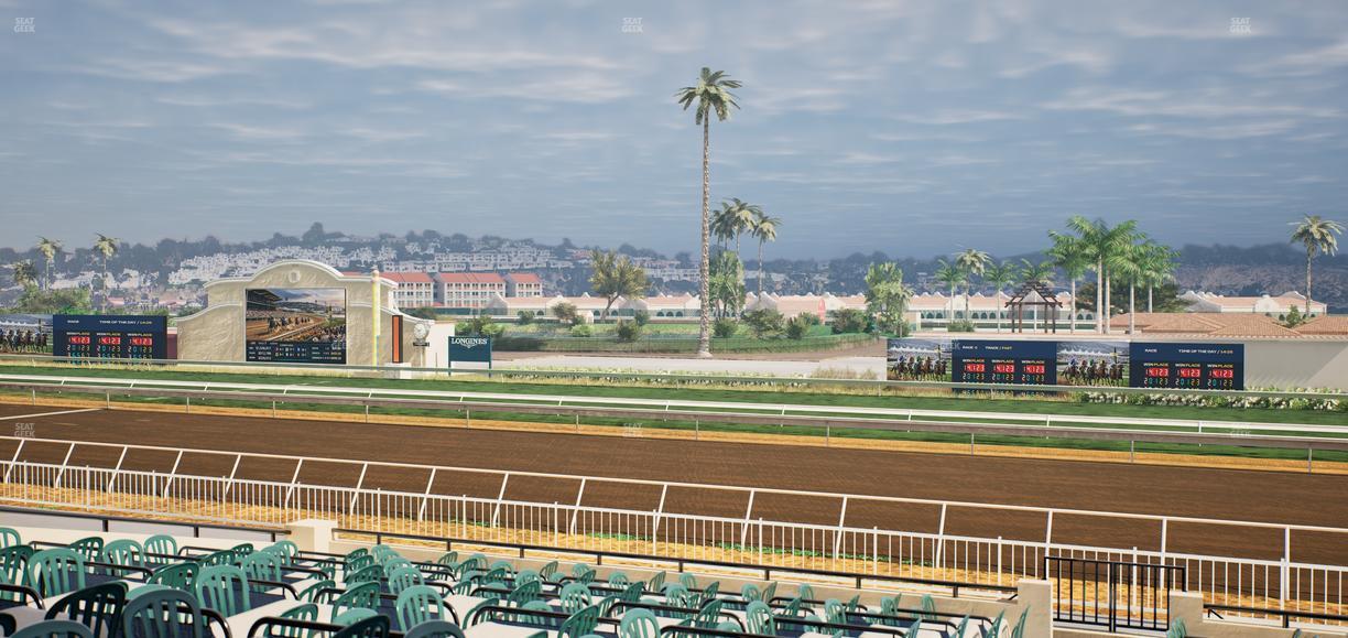 Del Mar Thoroughbred Club - Section Clubhouse Terrace Lvl 2 Tbl 713 Seat View