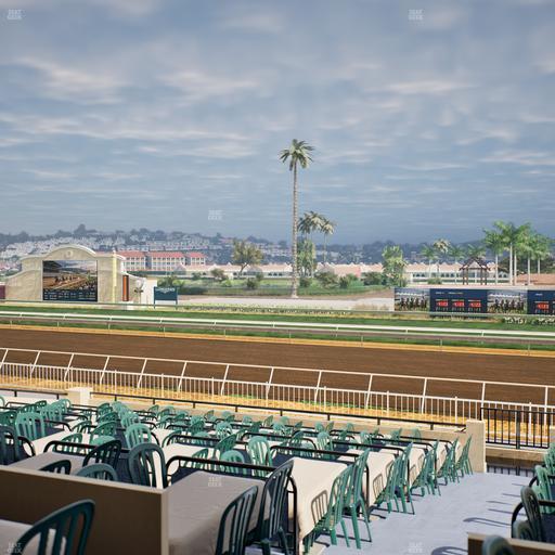 Del Mar Thoroughbred Club - Section Clubhouse Terrace Lvl 2 Tbl 713 Seat View